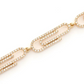 1.85CTW Diamond Paper Clip Bracelet  customdiamjewel   