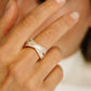 1.45CTW Baguette Cut Natural Diamond Antique Shape Thick Wedding Band  customdiamjewel   
