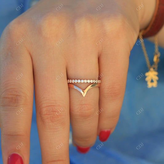 0.50CTW Rose Gold Lab Grown Diamond Wedding Bands  customdiamjewel   