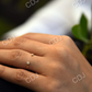 0.08CTW Dual Lab Grown Diamond Cuff Wedding Ring  customdiamjewel   