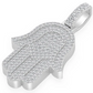 10.00CTW Cluster Diamond Hamsa Pendant  customdiamjewel   
