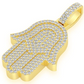 10.00CTW Cluster Diamond Hamsa Pendant  customdiamjewel   
