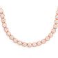 Round Diamond Hip Hop Tennis Necklace For Men  customdiamjewel   