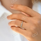 0.39CTW Cluster Diamond Cocktail Wedding Ring  customdiamjewel   