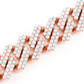 Moissanite Diamond Cuban Link Bracelet  customdiamjewel   