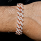 Moissanite Diamond Cuban Link Bracelet  customdiamjewel   