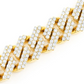 Moissanite Diamond Cuban Link Bracelet  customdiamjewel   