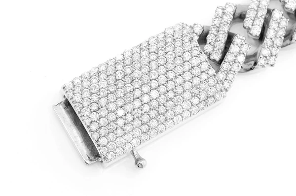 Moissanite Diamond Cuban Link Bracelet  customdiamjewel   