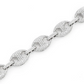 Hip Hop Gold Plated Diamond Link Bracelet  customdiamjewel   