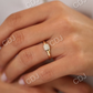 14k Solid Gold Pave Setting Diamond Pinky Ring  customdiamjewel   