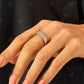0.94CTW Round Lab Grown Diamond Pave Dome Ring  customdiamjewel   