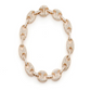Hip Hop Gold Plated Diamond Link Bracelet  customdiamjewel   