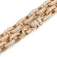 Elongated Hip Hop Iced Out Cuban Chain Necklace  customdiamjewel   
