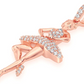 0.50CTW Round Diamond Dancing Ballerina Pendant  customdiamjewel   
