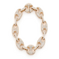 Gold Plated Hip Hop Diamond Link Bracelet  customdiamjewel   