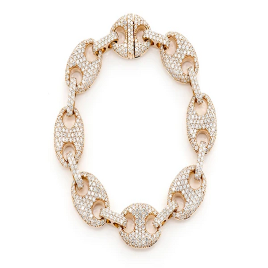 11.25CTW Diamond Link Bracelet  customdiamjewel   
