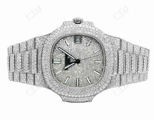 36mm Patek Philippe Date Just Diamond Watch For Women customdiamjewel