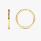 20MM Gold Hoop Moissanite Earrings  customdiamjewel   