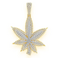 Two Layer Leaf Style Hip Hop Pendant  customdiamjewel   