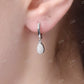 Moissanite Pear Cut Dangle Earring