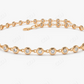 0.60CTW Moissanite Tennis Bracelet  customdiamjewel Sterling Silver Rose Gold VVS-EF