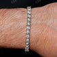 Round Cut Solid Gold Diamond Tennis Bracelet  customdiamjewel   