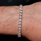 Round Cut Solid Gold Diamond Tennis Bracelet  customdiamjewel   