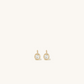 Single Round Cut Natural Diamond Bezel Set Stud Earrings  customdiamjewel   