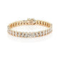 Round Cut Solid Gold Diamond Tennis Bracelet  customdiamjewel   