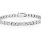 Round Cut Solid Gold Diamond Tennis Bracelet  customdiamjewel   