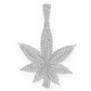 Two Layer Leaf Style Hip Hop Pendant  customdiamjewel   