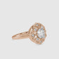 Vintage 1.32CTW Diamond Wedding Ring