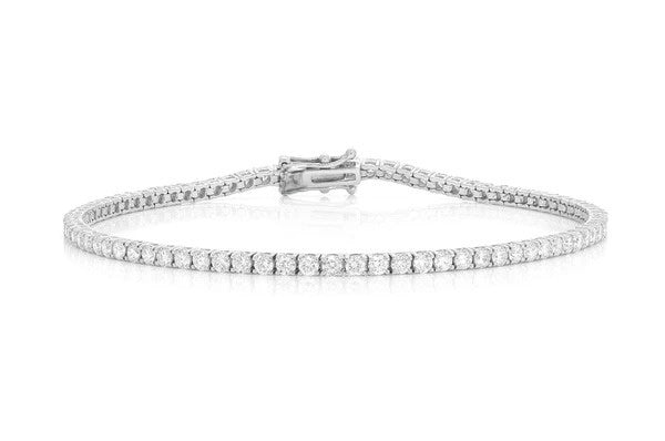 Lab Grown Diamond Dainty Tennis Bracelet  customdiamjewel   