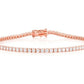 Lab Grown Diamond Dainty Tennis Bracelet  customdiamjewel   