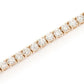 Single Line Prong Set Diamond Tennis Bracelet  customdiamjewel   