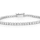 Single Line Prong Set Diamond Tennis Bracelet  customdiamjewel   