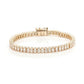 Single Line Prong Set Diamond Tennis Bracelet  customdiamjewel   