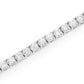 Single Line Prong Set Diamond Tennis Bracelet  customdiamjewel   
