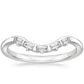 Curved Baguette 0.18CTW Lab Grown Diamond Band