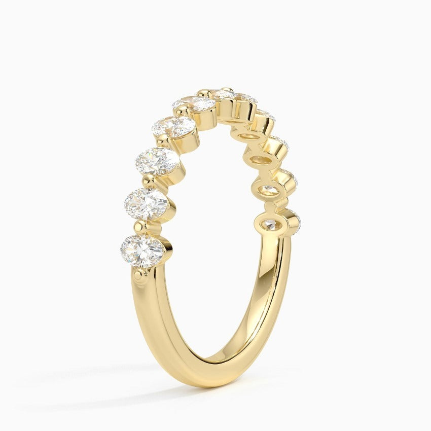 0.84CTW Oval Lab Grown Diamond Ring  customdiamjewel   