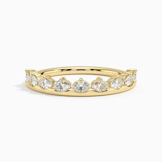 Marée 0.52CTW Lab Grown Diamond Band  customdiamjewel 10KT Yellow Gold VVS-EF