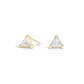 0.50 CTW Trillion Cut Diamond Stud Earrings