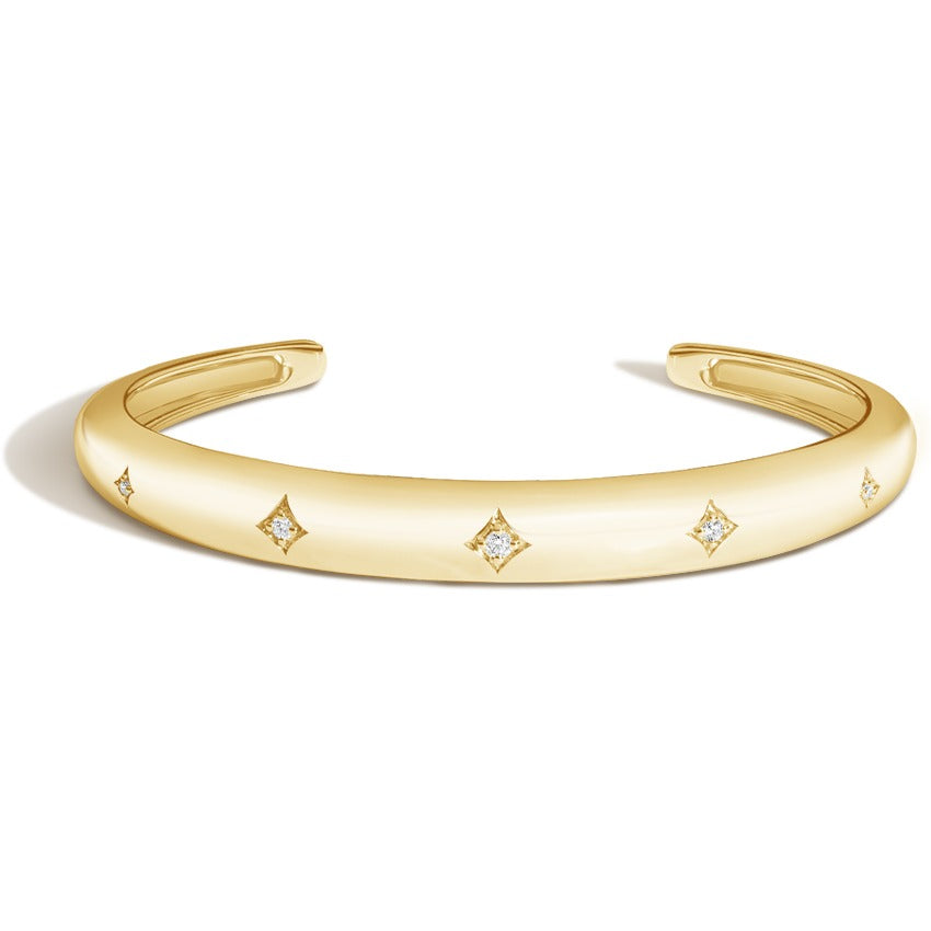 0.10CT Diamond Cuff Bracelet  customdiamjewel   