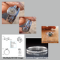 Portuguese Cut white Moissanite Engagement Ring and Antique Flush Setting Wedding Band, Bridal Ring Set  customdiamjewel   