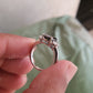 Elongated Cushion Cut Salt and pepper Moissanite side Half moon Colorless Moissanite Ring  customdiamjewel   