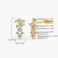0.33CTW  Diamond Cluster Stud Earrings  customdiamjewel   