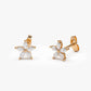 0.33CTW Marquise Cut Diamond Earrings  customdiamjewel 10KT Yellow Gold SI-FG