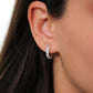 0.50CTW Pave Diamond Hoops Earrings  customdiamjewel   