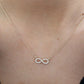 0.15CTW Diamond Infinity Necklace  customdiamjewel   