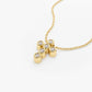 0.26CTW 6 Stone Bezel Set Diamond Cross Necklace  customdiamjewel   